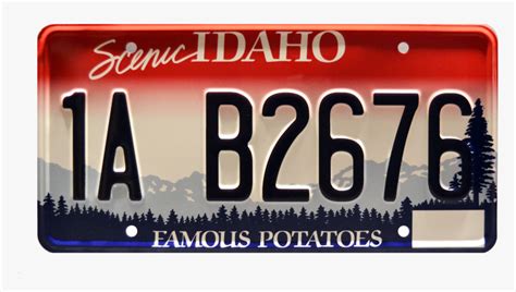 Idaho License Plate, HD Png Download - kindpng