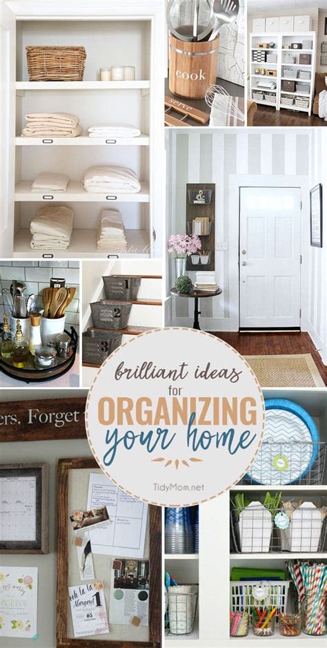 Brilliant Ideas for Organizing Your Home | TidyMom