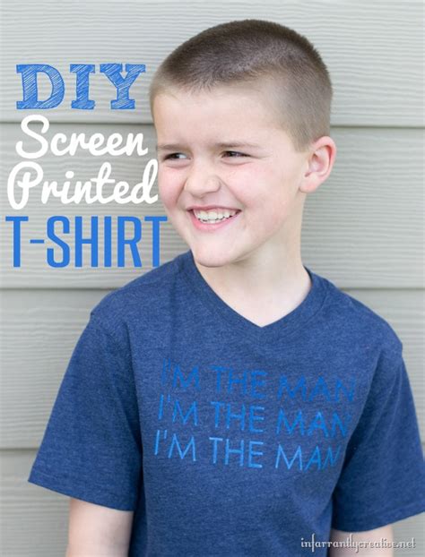 DIY Screen Printed T-Shirt - Infarrantly Creative