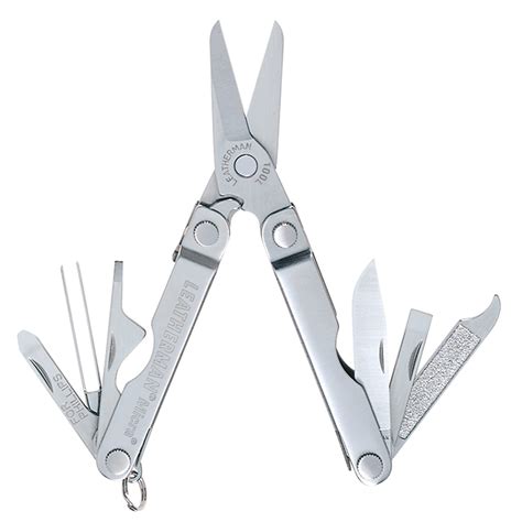 Buy LEATHERMAN, Micra Keychain Multitool with Spring-Action Scissors and Grooming Tools ...