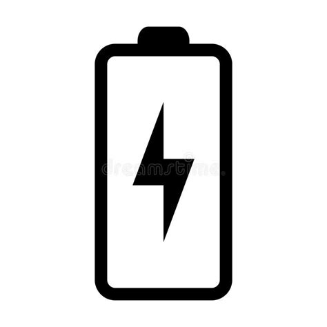 Battery Icon with Lightning Bolt Sign. Battery Charging Icon with ...