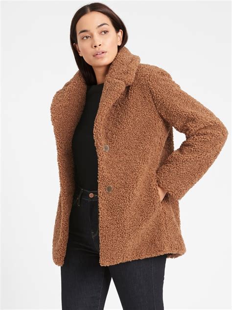 Sherpa Jacket | Best New Banana Republic Clothes For Women | November 2020 | POPSUGAR Fashion ...