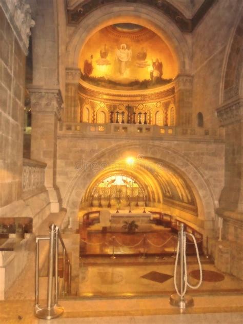 Church of the Transfiguration on Mount Tabor in Israel Stock Image ...