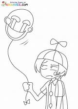 Balloon Boy Coloring Pages Printable For Free Download sketch template