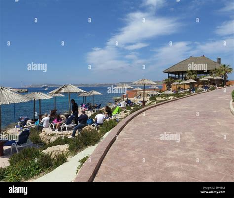 Ramla Bay Hotel & Resort, Malta Stock Photo - Alamy