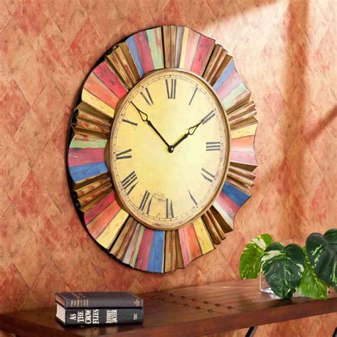 Decorative Wall Clock to make a wall more Beautiful - Live Enhanced | Clock wall decor, Country ...