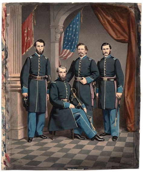 The distinctive California militia uniform of 1864-1865