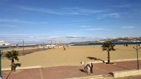 Tangier a beautiful city: Morocco Tangier beach (playa)