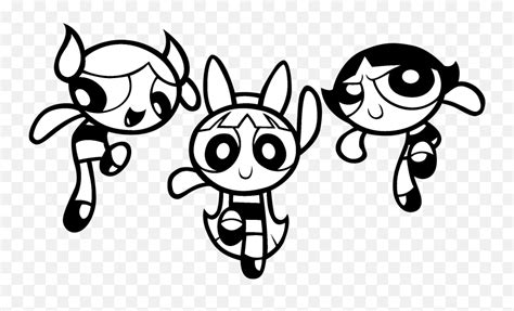 Powerpuff Girls Logo Black And White - Powerpuff Girls Black And White ...