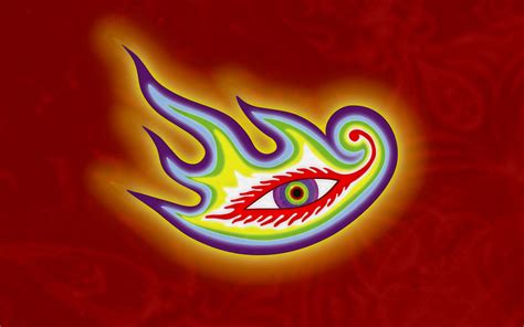 Alex Grey Desktop | I traced this flaming eye from the art o… | Flickr