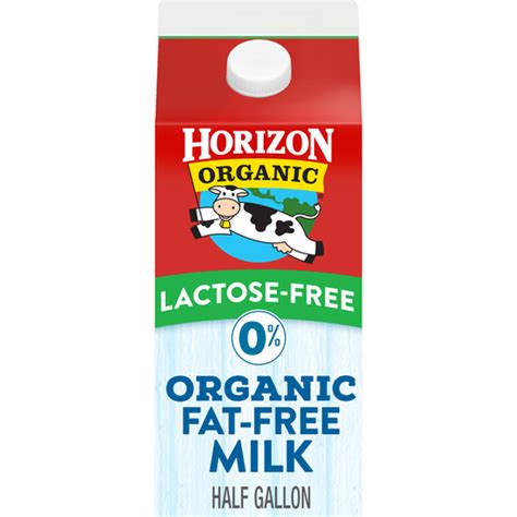 Horizon Organic Lactose-Free Nonfat Milk, Half Gallon | Milk | Foodtown