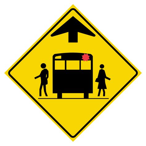 WC-9 School Bus Stop Ahead Sign - Traffic Depot Signs & Safety