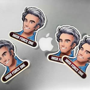 Craig Federighi Hair Force One Sticker - Etsy