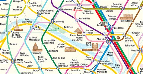 The New Paris Metro Map