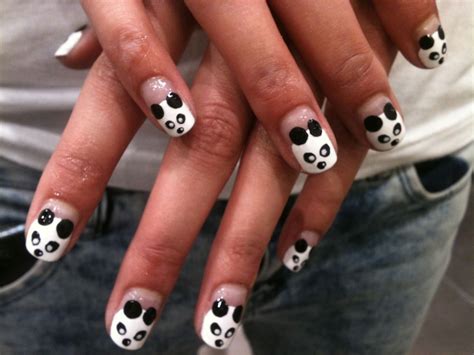 Panda nail art - Nail Art Ideas | Nails, Panda nail art, Nails for kids