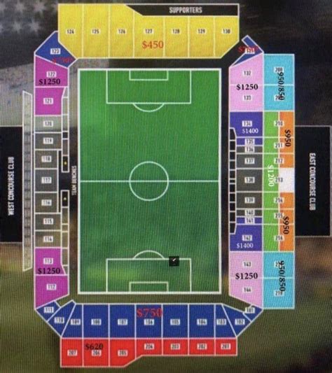 Crew Stadium Seating Chart