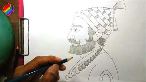 How to Draw Chhatrapati Shivaji Maharaj Pencil Sketch Drawing Pages ...