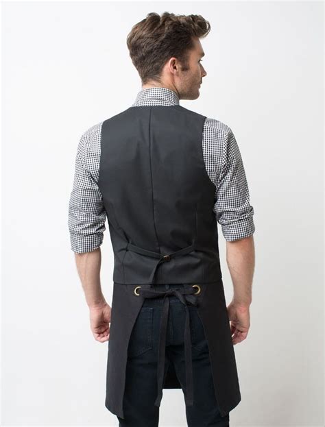 Men's Watson Waistcoat - Black | Bartender outfit, Bartender shirts ...