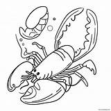 Lobster Coloring Page 11510 9014 sketch template