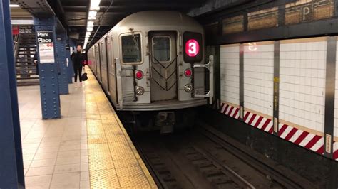 New York, New York - 3 Train at the Park Place Subway Station (2018 ...