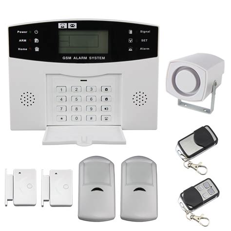 Discoball Burglar Alarm Home Security System LCD House Security Alarm System Kit Home Security ...