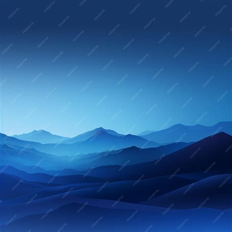 Premium AI Image | blue Minimalist wallpaper