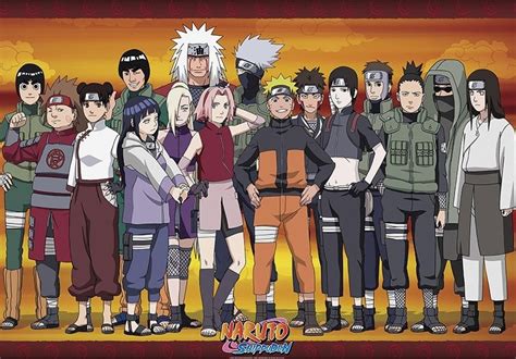 Poster, Quadro Naruto Shippuden - Konoha Ninjas su Europosters