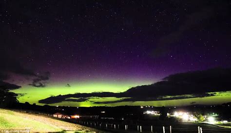 Southern Lights in Tasmania captured in stunning images | Daily Mail Online