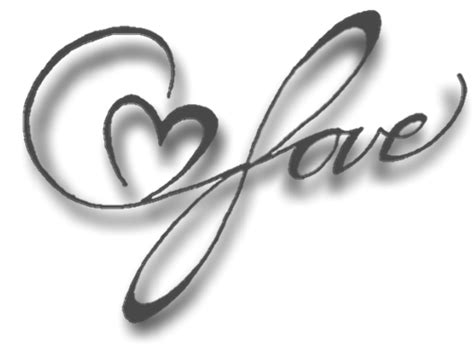 Love Cursive Png