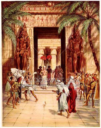 Moses and Aaron before Pharaoh | Bible illustrations, Pharaoh, Moses