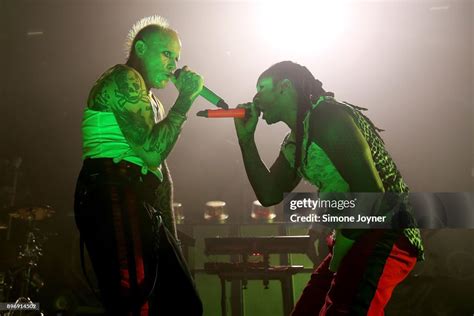 Keith Flint and Maxim Reality of The Prodigy perform live on stage at ...