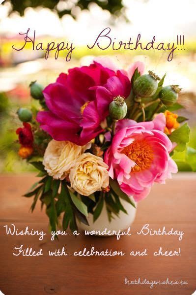 Free Birthday E-cards | Birthday wishes flowers, Happy birthday wishes ...