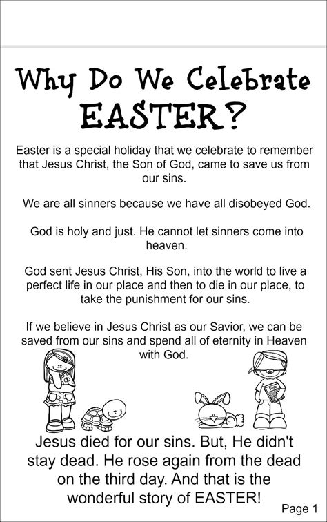 Preschool Bible Activities For Easter - Kathleen Brown's Toddler Worksheets