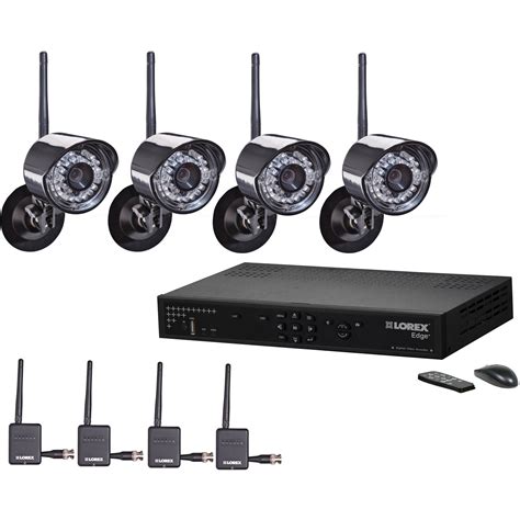 Lorex 4 Channel Edge + Wireless Security Camera System