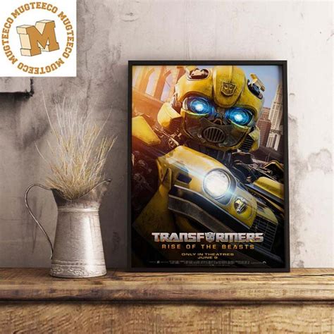 Transformers Rise Of The Beasts Bumble Bee Official Poster Canvas ...