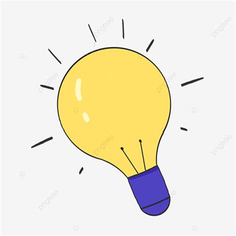 Education Bulb PNG Transparent, Cartoon Yellow Bulb Science Education Element Clip Art, Cute ...