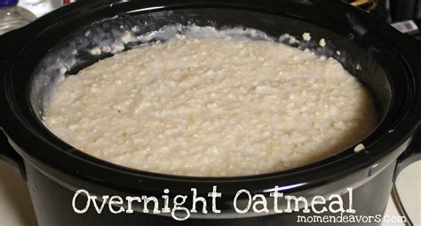 Overnight Crockpot Steel Cut Oatmeal - Mom Endeavors