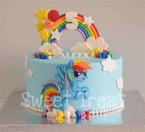 Rainbow dash cake #customized #cakes #rainbowdash | Rainbow dash cake ...