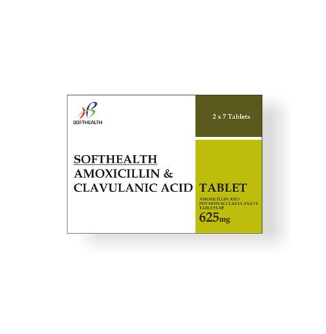 Softhealth Amoxicillin and Clavulanic Acid Tablet - SofthealthPharma