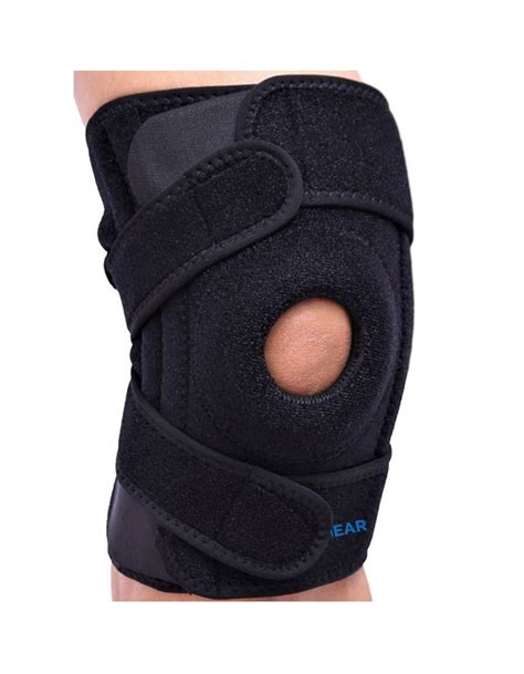 RiptGear Patella Knee Brace, Open Patella Support, Medium, Left, Black - Walmart.com