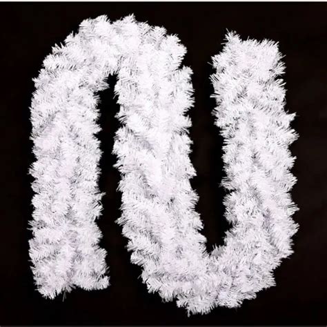 2.7m Christmas Garland White Decoration Christmas Decorations For Home Christmas Ornaments ...