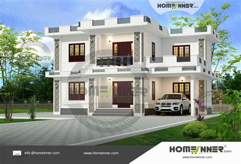 2111 sqft 5 Bedroom Flat Roof House Plan | Kerala house design, Flat roof house, Contemporary ...