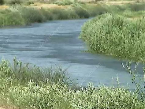 Owens Valley aqueduct - Stock Video Clip - K002/1821 - Science Photo Library