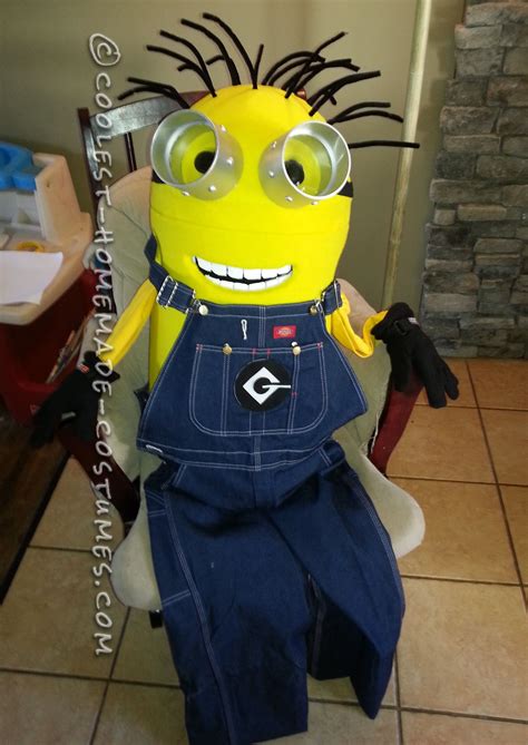 Coolest Homemade Minion Dave Costume for a Boy (With images) | Minion dave, Minions, Homemade ...