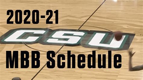 CSU Releases 2020-21 Men’s Basketball Schedule - Chicago State ...