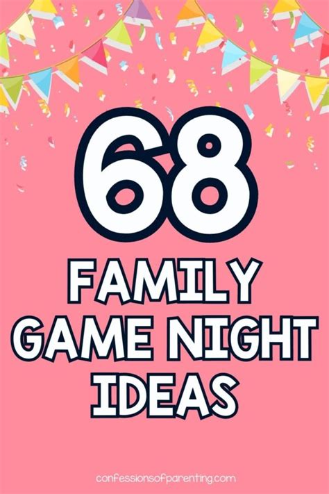 68 Family Game Night Ideas for a Fun Filled Night Together