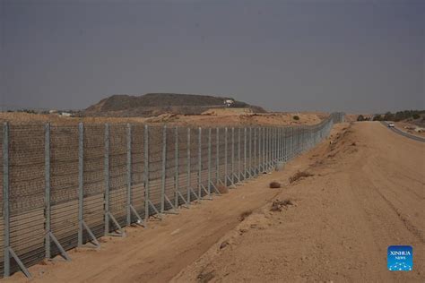 Israel announces completion of high-tech barrier around Gaza - Xinhua