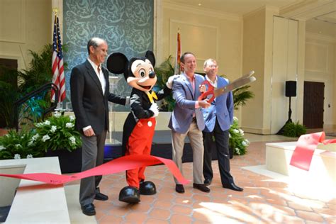 MouseSteps - Mickey Mouse Helps Cut Ribbon at Four Seasons Resort Orlando at Walt Disney World ...