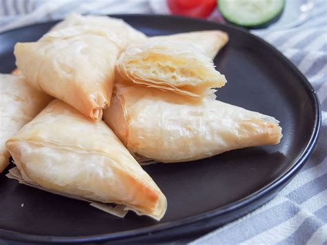 Tiropita (Greek cheese pastries) - Caroline's Cooking