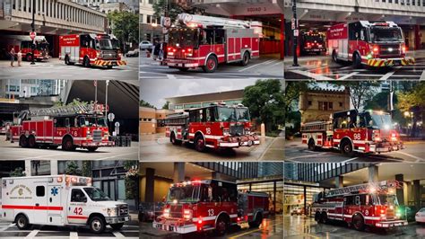 Chicago Fire Department Response Compilation - YouTube